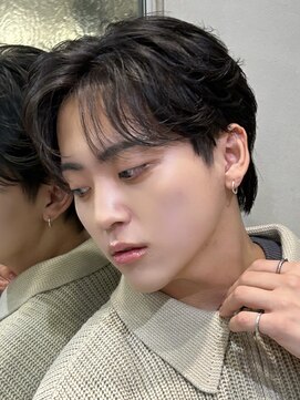 ロンドオム 池袋(Lond Homme) men's/メンズ/メンズカット/韓国/黒染/顔周り/マッシュ/池袋