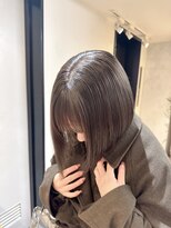 フランチェスカドットボブ(francesca.bob)&nbsp;やわらかベージュ×切りっぱなしボブ