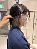 ホワイトシルバー×切りっぱなしホブ 【由比藤】