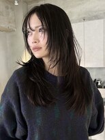 フィルムス ヨコハマ プラス(FILMS 横浜 +) ひし形レイヤーボブハッシュ/顔周り/オリーブベージュ/横浜+