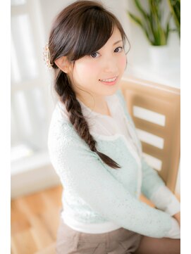 ヘアショップエヌアンドエー 久喜店(hairshop N&A) ゆるゆる四つ編みアレンジ