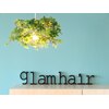 グラムヘアー(glam hair)のお店ロゴ