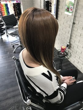 ミミック (mimic) 【ナチュラルカラー】ポイント白メッシュ【エクステ】