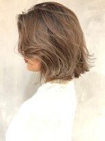 アルバム 渋谷パルコ(ALBUM)&nbsp;ホワイトパールボブ_外ハネボブアッシュブラウン_ba271621