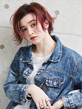 ヘアサロン ドットプラス 町田店(dot. plus) ショート×レッドブラウン［町田］ショートパーマ