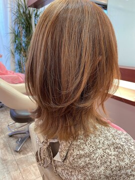 マーリャヘアー(mallia hair) くびれ外ハネマッシュウルフ☆彡