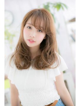 ヘアアンドビューティー ミック(Hair & Beauty miq) 外国人風3Dカラー…透け感エギョモリエアリーロングa1