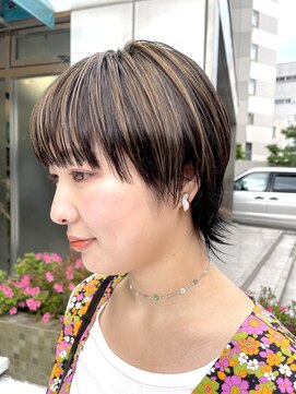 ヘアーメイクオズ(hair make O/S) マッシュウルフ☆ハイライト☆