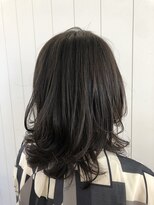 アドラーブル 女池店(adorable) 30代40代大人可愛いレイヤーミディ×シークレットハイライト