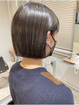 エンシー(ENCI) 地毛風カラー/切りっぱなし/ミニボブ