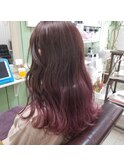 ラズベリーピンクグラデーション