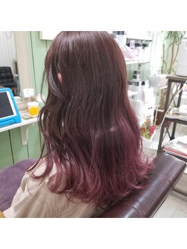 パワーオブヘアーセイカ(Power of Hair Seika) ラズベリーピンクグラデーション