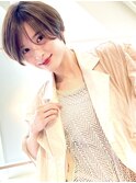 レイヤーロング外ハネボブ前髪パーマうる艶髪前髪