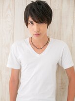 メンズヘア ビーセカンド 草加店(MENS HAIR B-2)&nbsp;重めバングの目力ＵＰショートM