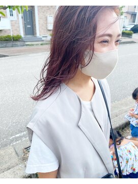 フィオーレ ヘアデザイン(FIORE hair design) ダブルカラー ラベンダーピンク トリートム