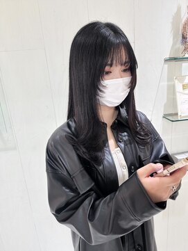 タブーセントラル(TABOO Central) 《TABOO Central》顔周りウルフカット×韓国風暗髪カラー