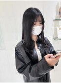 《TABOO Central》顔周りウルフカット×韓国風暗髪カラー