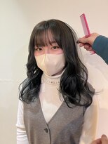アクアオモテサンドウ(ACQUA omotesando) ☆ブリーチなしカラーオリーブグレージュシルバーアッシュ透明感