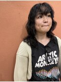大人ガーリーチョコレートモードヘアープリカールハイライト