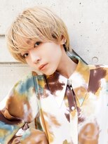 ラフィス ヘアー クラン 広島本通店(La fith hair clan)&nbsp;【La fith】ハイトーンベージュ×マッシュショート