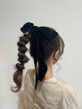 グラスヘア 石垣店(Grass Hair) 編みおろしポニー