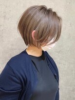 バンプ ギンザ(BUMP GINZA)&nbsp;30代、40代/丸みくびれショートボブ×白髪染めハイライト/大宮