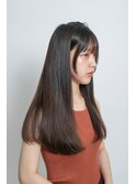 うる艶ロングストレート×髪質改善トリートメント 前髪カット#2