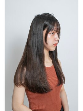 リアン バイ プロデュース 永山店(Lien by Produce) うる艶ロングストレート×髪質改善トリートメント 前髪カット#2