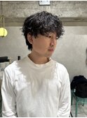 塩澤太一 シャドウパーマ 癖毛風 無造作パーマ 新宿