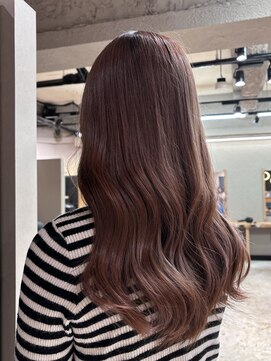 エイト 難波店(EIGHT namba) ピンクブラウンで柔らかい雰囲気に♪