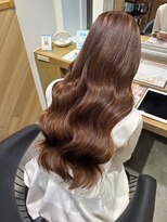 メルティーカラーフェミニンロング似合わせカット[原宿/表参道]