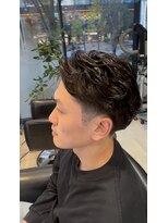 アース 長崎時津店(HAIR&MAKE EARTH)&nbsp;ニュアンスパーマ×ツーブロック