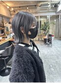 那覇/新都心/おもろまち/シルバーアッシュ/グレー/レイヤーボブ