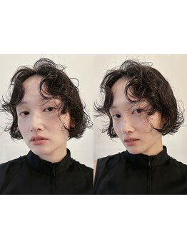 業界を牽引するセンス/技術で、どんな髪質の方も上品な抜け感パーマstyle。柔らか質感のパーマは再現性も◎