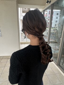 シールドヘアー 沖縄 新都心(C'LD Hair) ローポニーアレンジ/ヘアセット/ヘアアレンジ
