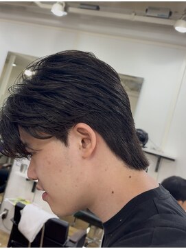 オーシャントーキョー 大阪(OCEAN TOKYO) 波巻きパーマメンズツイストスパイラルパーマツーブロック