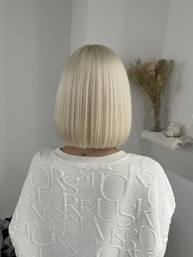 アンドソー 池袋(&so.) ホワイトカラー.ハイトーンカラー.ボブ