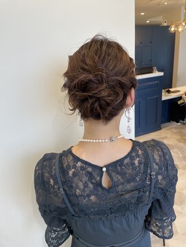 ラグ バイ シゲルカットクラブ 神田久志本店(lag) ゆるシニヨン