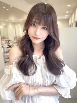 ノエラ(NOELA) ラベンダーピンク/韓国ヘア/フェミニン/レイヤーカット/髪質改善