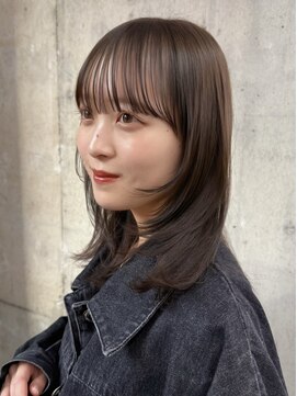 ガーデン 渋谷(GARDEN) 小顔に見せるヘア/オリーブグレー/ココアベージュ/レイヤー