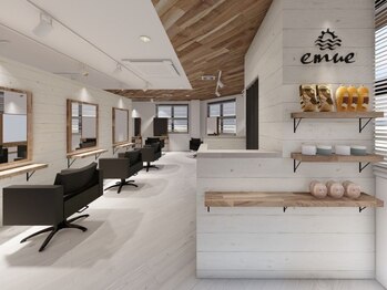 エミュー 大船店(emue)の写真/落ち着いた店内でゆっくりと時間を過ごしたい方に*[大船/ダブルカラー/髪質改善ストレート]