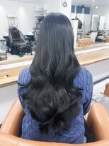 コーボ 柏(COVO)&nbsp;ブルーブラック レイヤーカット 韓国ヘア