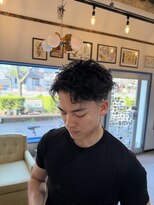 フォーコーナーズカットショップフェイビーズ 名古屋西(FourCornersCutShop favey's)&nbsp;【テーパーフェード  ルーズショート】