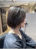 ぱっつんボブにレイヤーで軽やかに♪/髪質改善 archive垂水