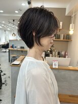ナウアズ(now as.)&nbsp;大人の抜け感あるくびれショートヘアxアッシュベージュ【菅井】