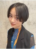 ショートボブ/ボブ/切りっぱなしボブ/髪質改善/リタッチ／川崎