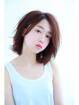 リッシュ(Hair&Eyelash Riche) レイヤーミディ/透明感/ハイライト/フェミニンセミディ/20代30代