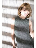 ヘアーショップ エヌアンドエー 越谷店(hair shop N&A)&nbsp;ゆるふわショート×ボブショート×ゴールドベージュ