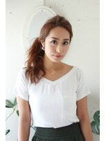 ライズ ヘア ブランド 豊中店(RISE HAIR BRAND)&nbsp;ウェーブアレンジポニーテール