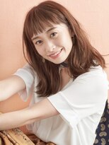 ミンクス 青山店(MINX)&nbsp;シースルーバングプチウルフミディ #モード#ジグザグバング